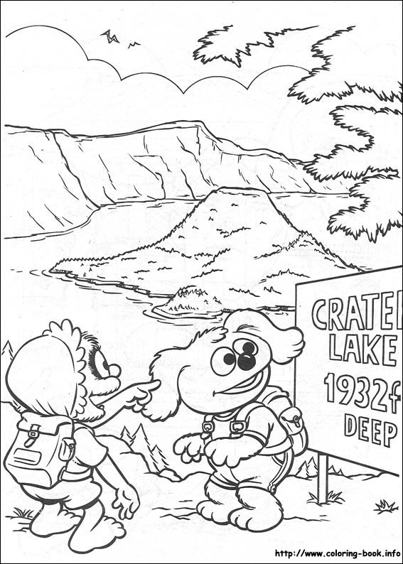 Muppet Babies coloring picture